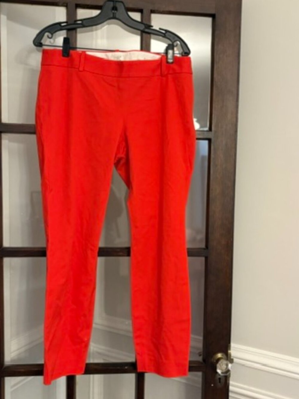 J.Crew Minnie Pants in Orange, Size 10